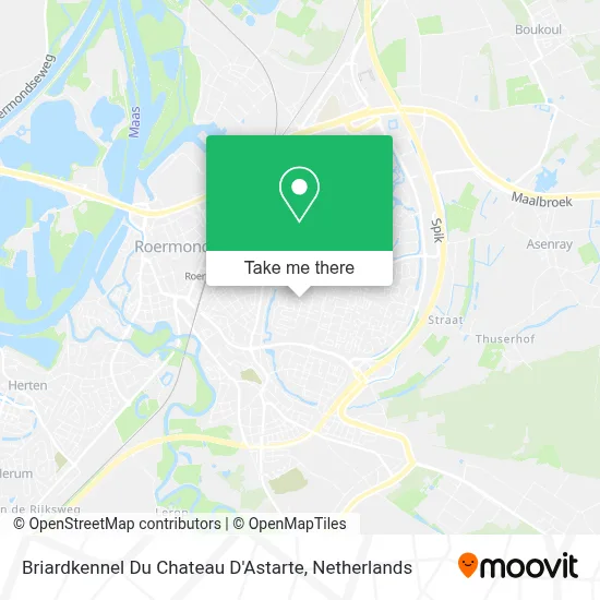 Briardkennel Du Chateau D'Astarte map