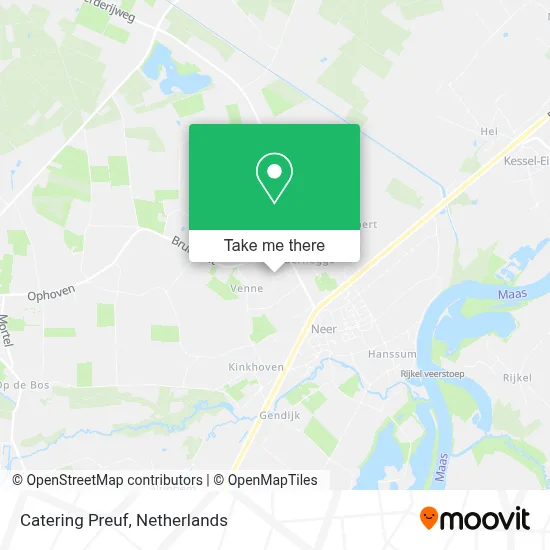 Catering Preuf map