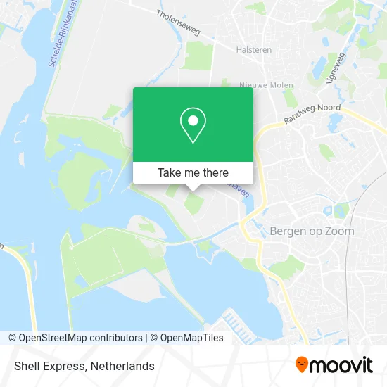Shell Express map