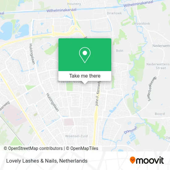 Lovely Lashes & Nails map