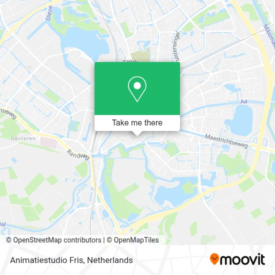 Animatiestudio Fris map