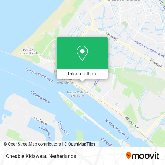 Cheable Kidswear map