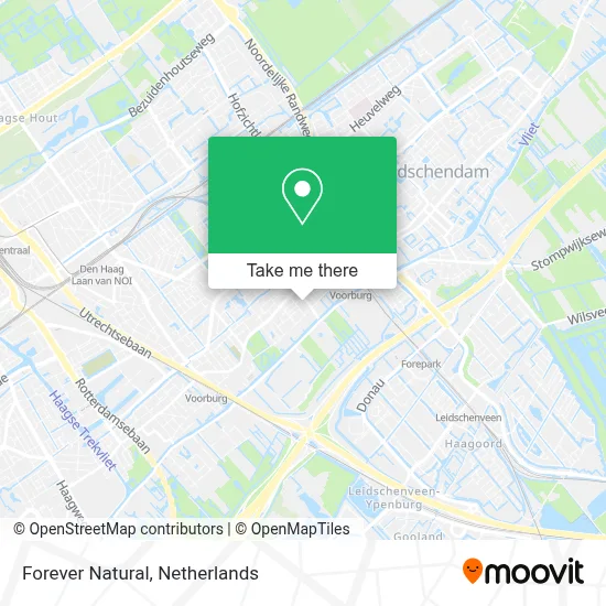 Forever Natural map