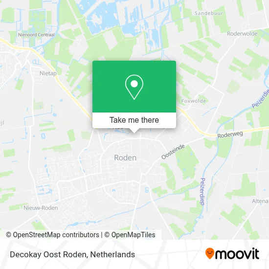 Decokay Oost Roden map