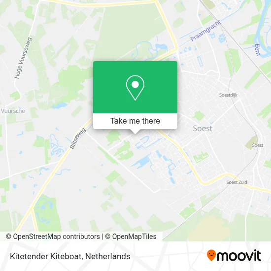 Kitetender Kiteboat map