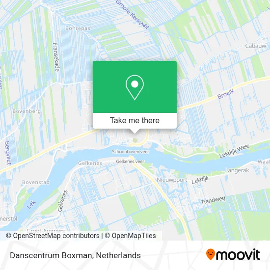 Danscentrum Boxman Karte