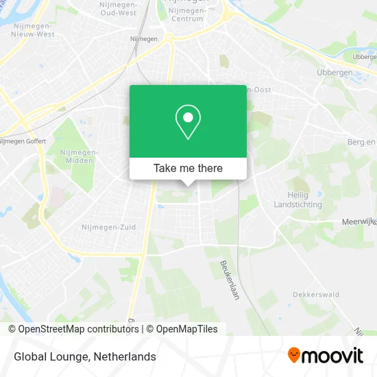 Global Lounge map
