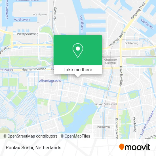 Runlax Sushi map