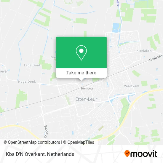 Kbs D'N Overkant map