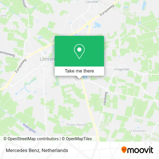 Mercedes Benz map