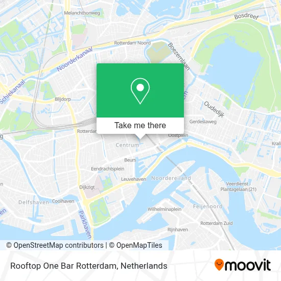 Rooftop One Bar Rotterdam Karte