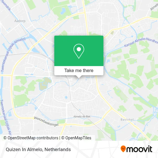 Quizen In  Almelo map