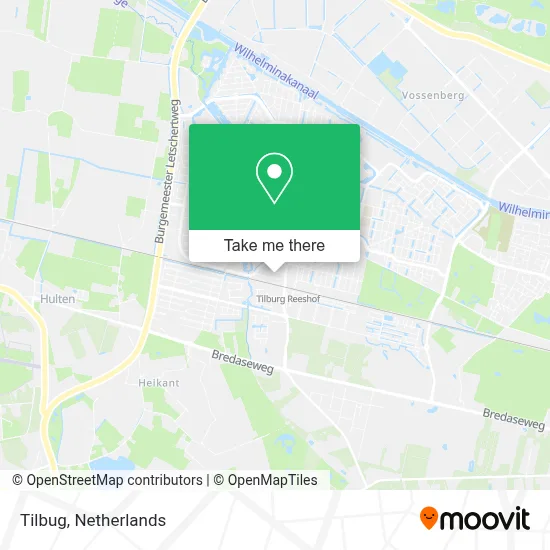 Tilbug map