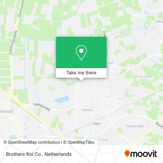 Brothers Koi Co. map