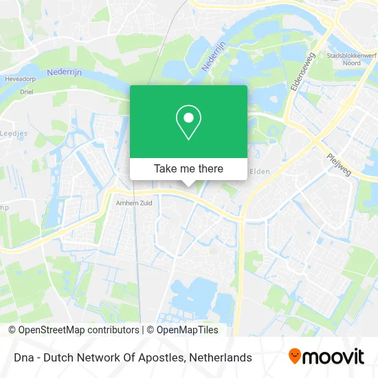 Dna - Dutch Network Of Apostles map