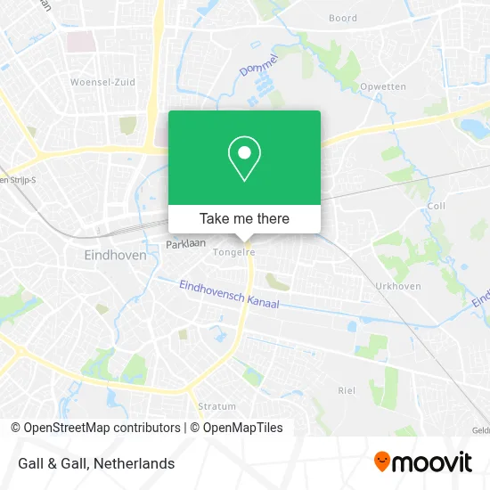 Gall & Gall map