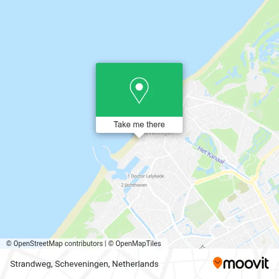 Strandweg, Scheveningen map