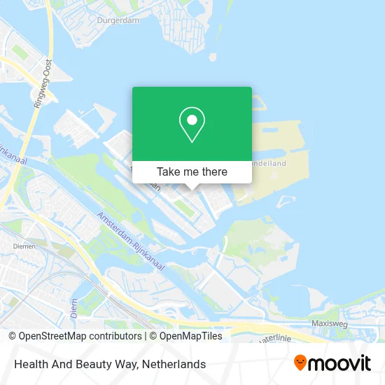 Health And Beauty Way map