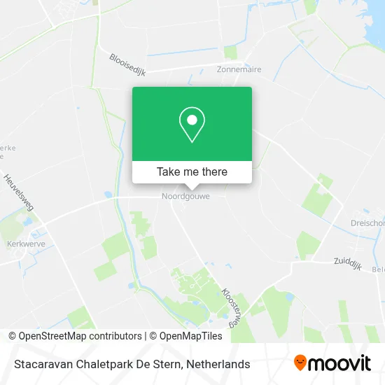 Stacaravan Chaletpark De Stern map