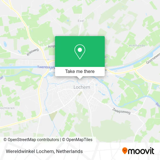 Wereldwinkel Lochem map