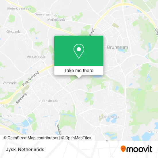 Jysk map