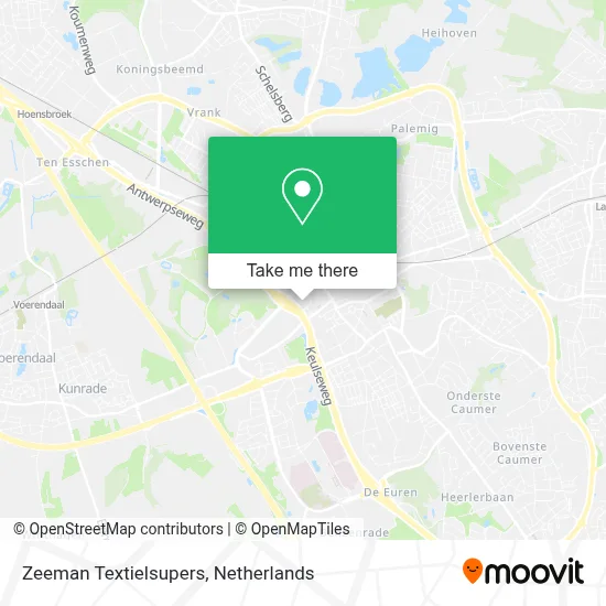 Zeeman Textielsupers map