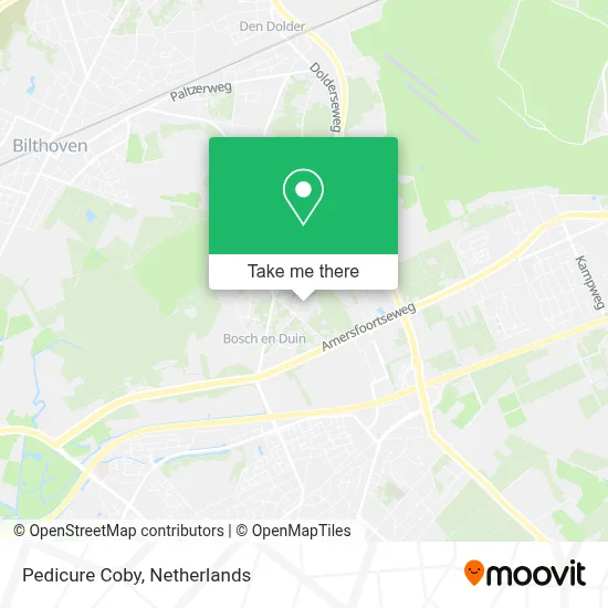 Pedicure Coby map