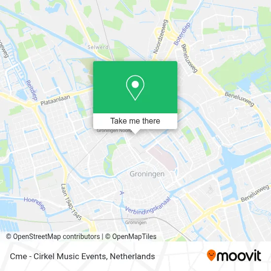 Cme - Cirkel Music Events map