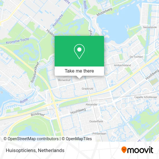 Huisopticiens map