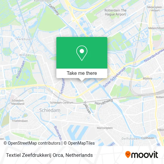 Textiel Zeefdrukkerij Orca map
