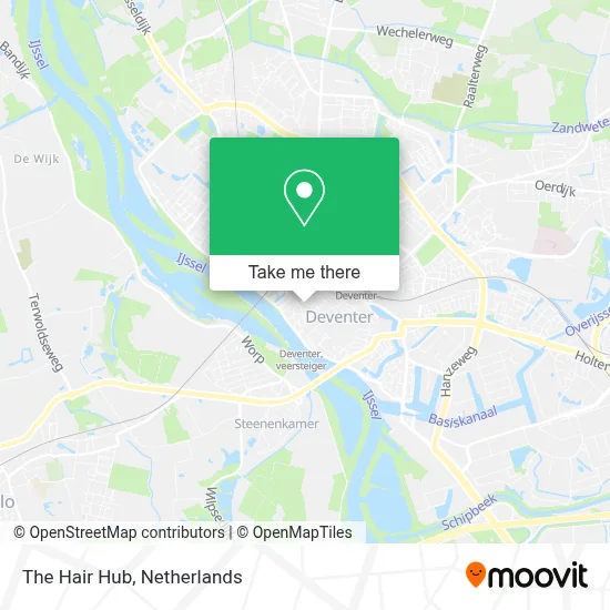 The Hair Hub map