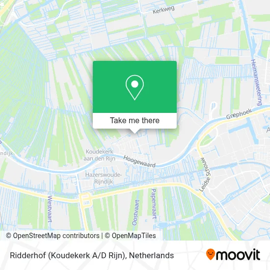 Ridderhof (Koudekerk A/D Rijn) map