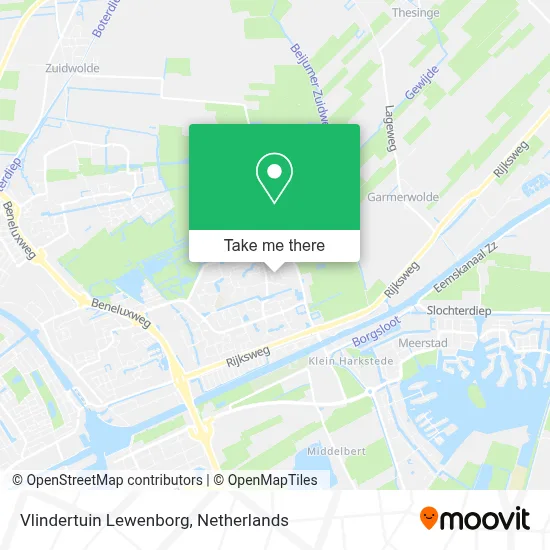 Vlindertuin Lewenborg map