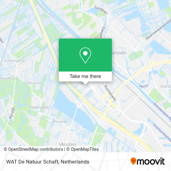 WAT De Natuur Schaft map