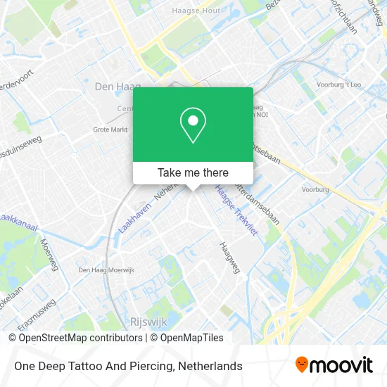 One Deep Tattoo And Piercing map