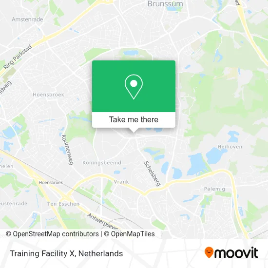Training Facility X map