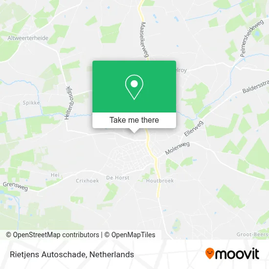 Rietjens Autoschade Karte