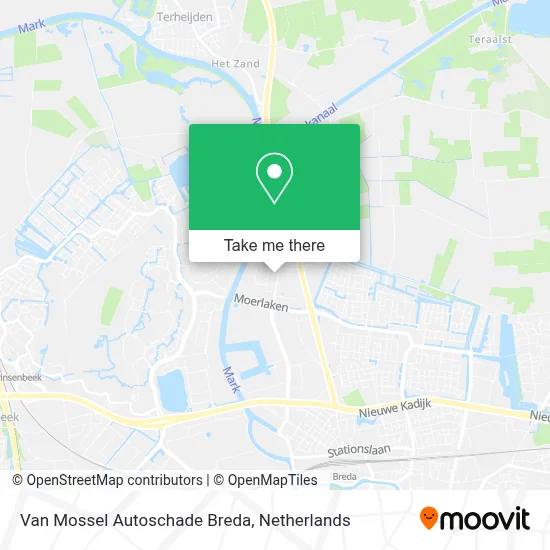 Van Mossel Autoschade Breda map