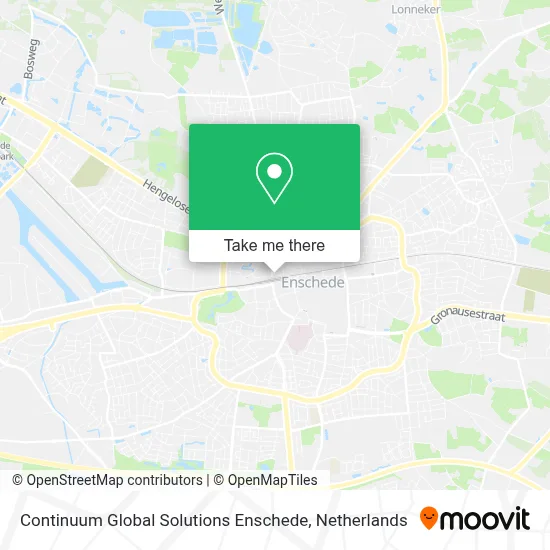 Continuum Global Solutions Enschede Karte