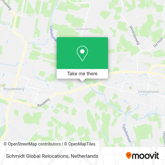 Schmidt Global Relocations map