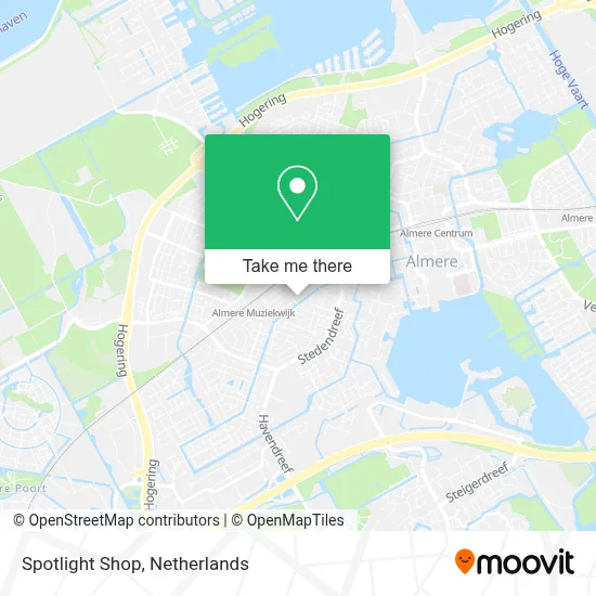 Spotlight Shop map