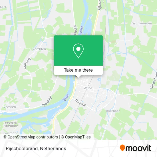 Rijschoolbrand map