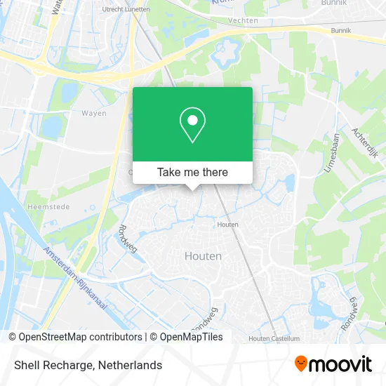 Shell Recharge map