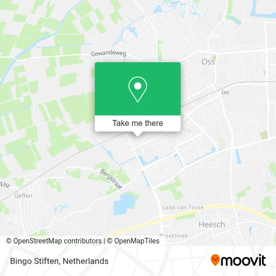 Bingo Stiften map