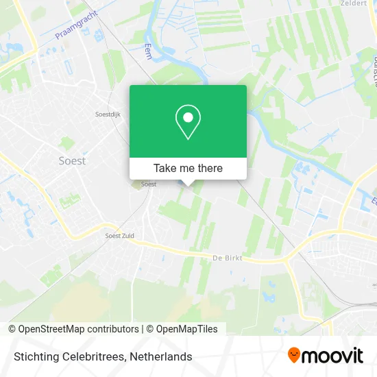 Stichting Celebritrees map
