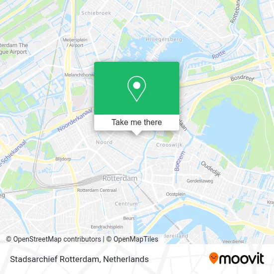 Stadsarchief Rotterdam map