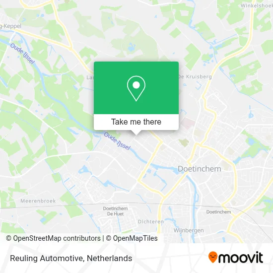 Reuling Automotive map