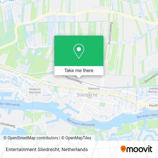 Entertainment Sliedrecht map