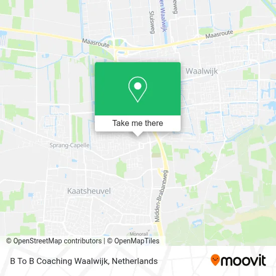 B To B Coaching Waalwijk map