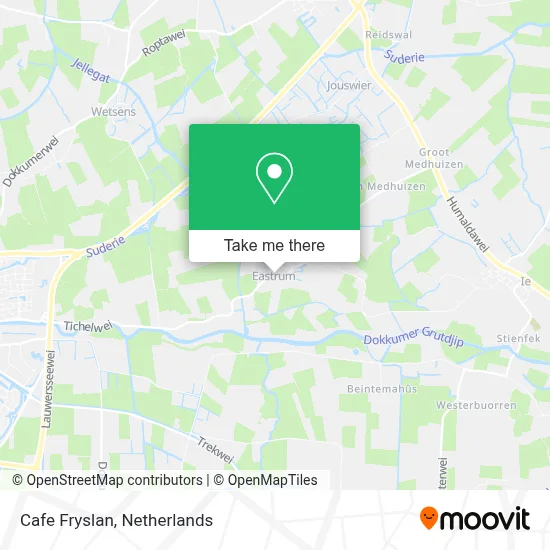 Cafe Fryslan map